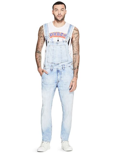 guess overalls for men.